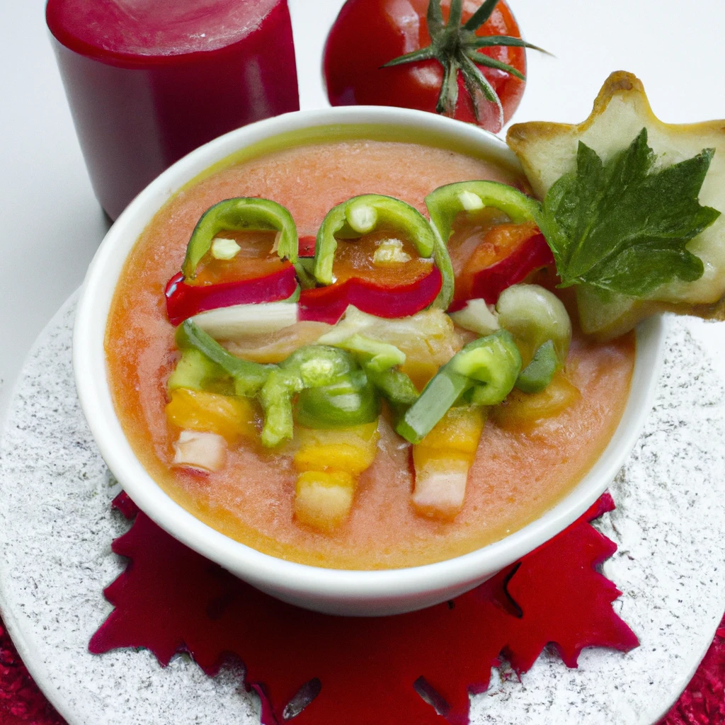 receta gazpacho navideño